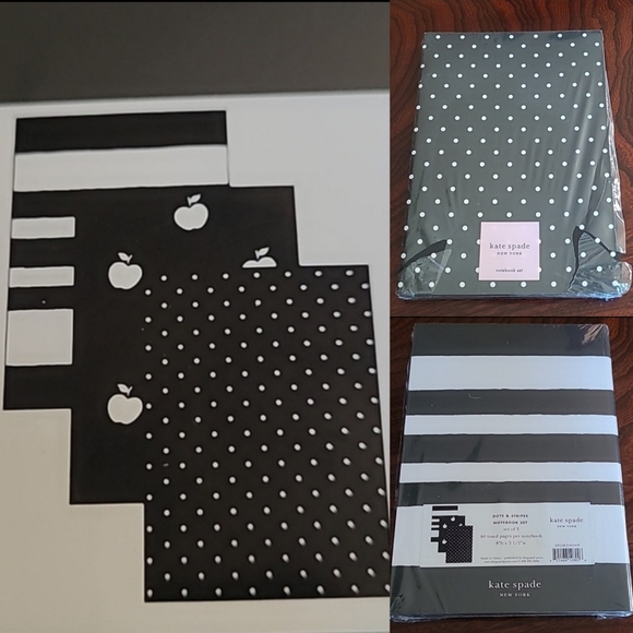 ♠️Kate Spade Triple Notebook Set - Picture 1 of 6